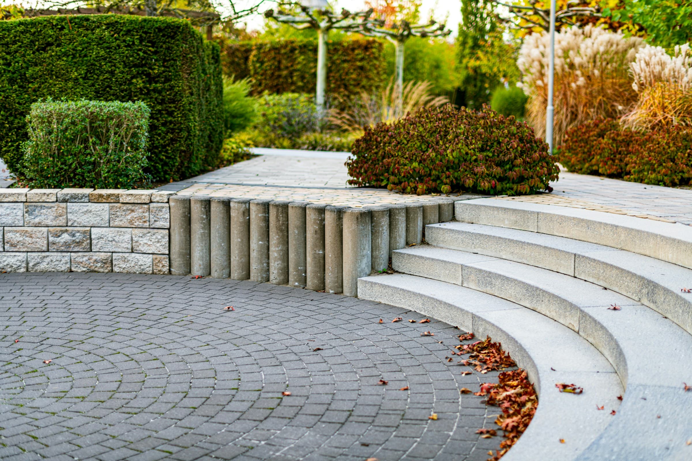 Entretien d'un parc de château